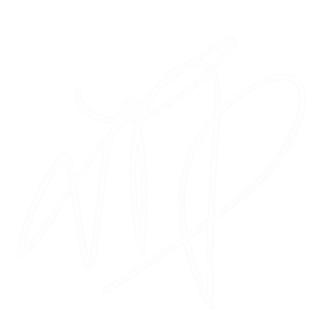 Schwarze Hintergrundtransparenz mit einem abstrakten, geschwungenen Signatur- oder Linienmuster in Weiß, das organisch ineinander verschlungene Kurven und Bögen zeigt und einen künstlerischen, handschriftlich-dynamischen Eindruck vermittelt.